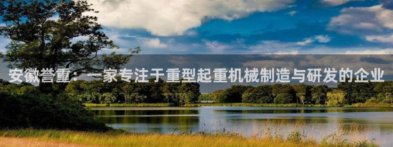 顺盈娱乐招商低判官333OO：安徽誉重：一家专注于重型起重机