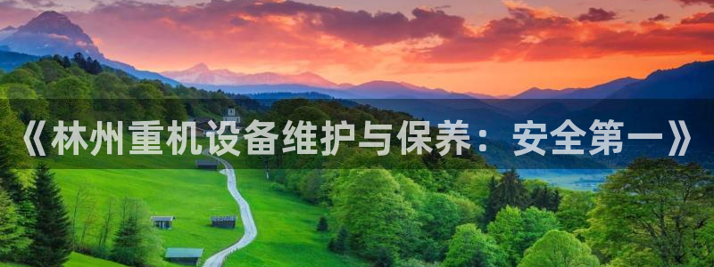 清城区顺盈娱乐：《林州重机设备维护与保养：安全第一》